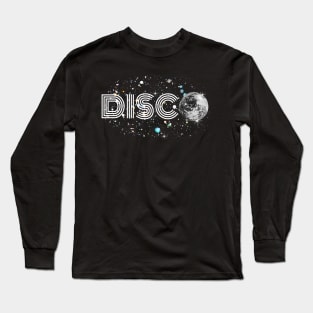 Black And White Disco Long Sleeve T-Shirt